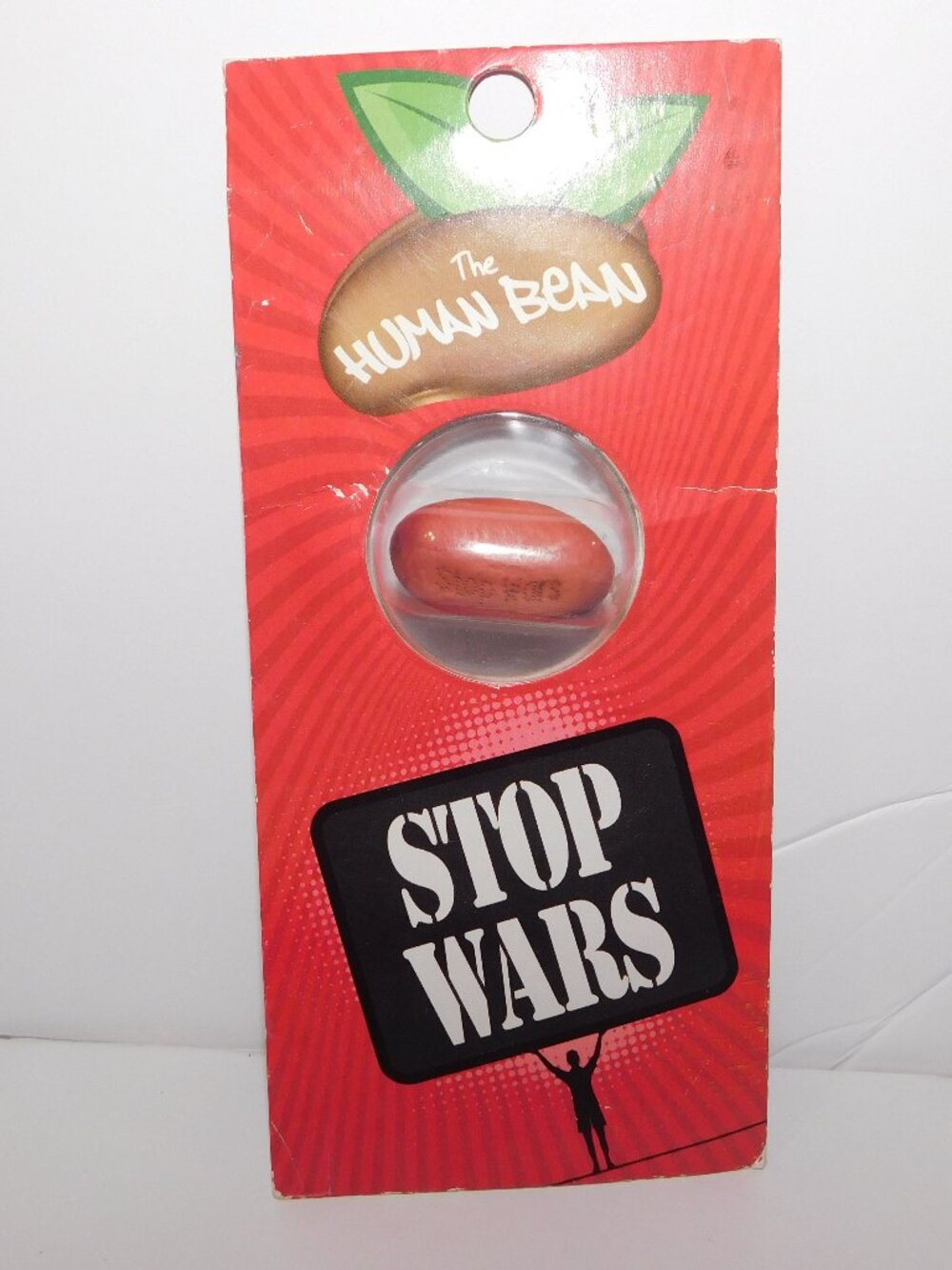 VTG 2007 The Human Bean STOP WARS message Plant - NEW Novelty